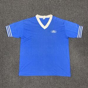 Jestens Spiritwear Single Stitch Capital Records Blue Men’s T Shirt Size Large